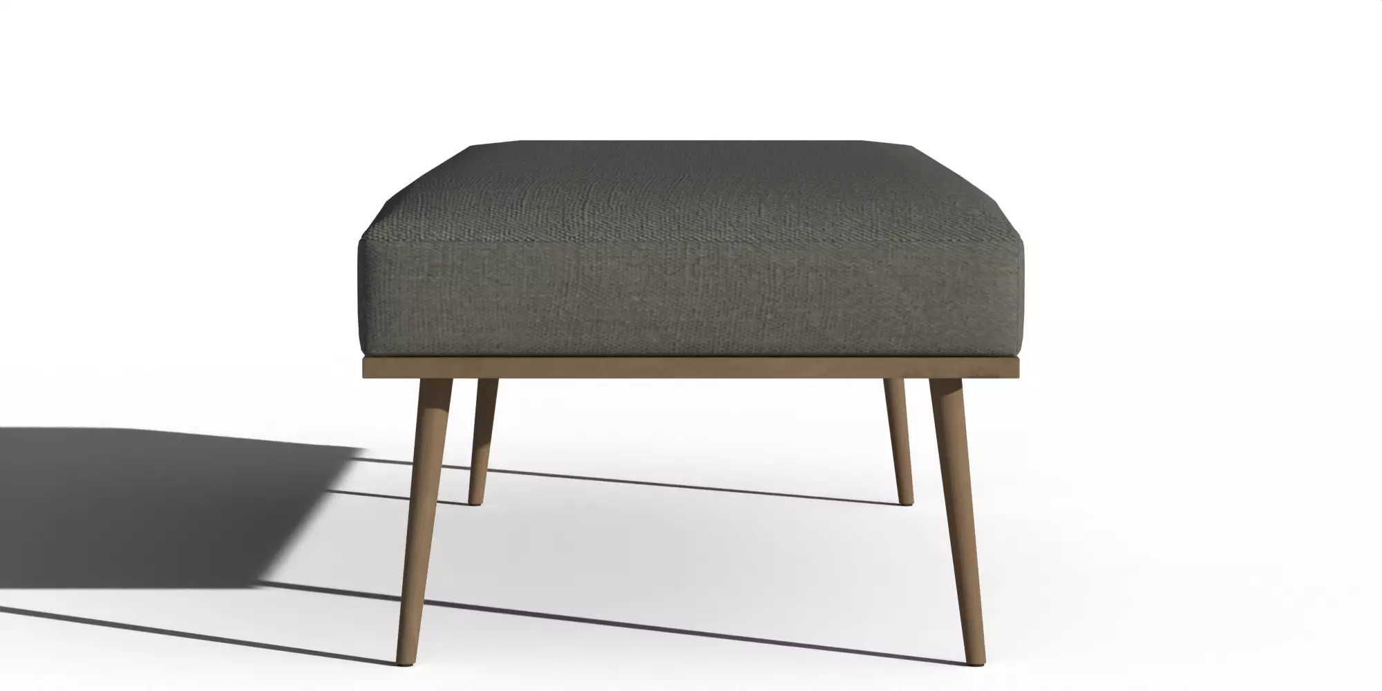 Cavett Ash Wood Bench 3D model_6