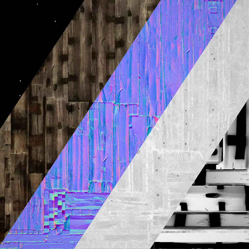 Medieval Crossbow Weapon Rack Stand Armory Pack Low-poly 3D model_38