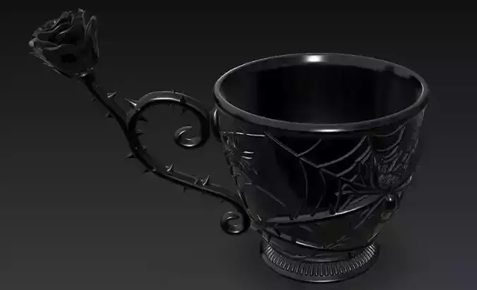 Halloween black cup