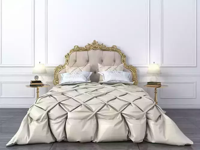 Classic European Style Bed Set 14