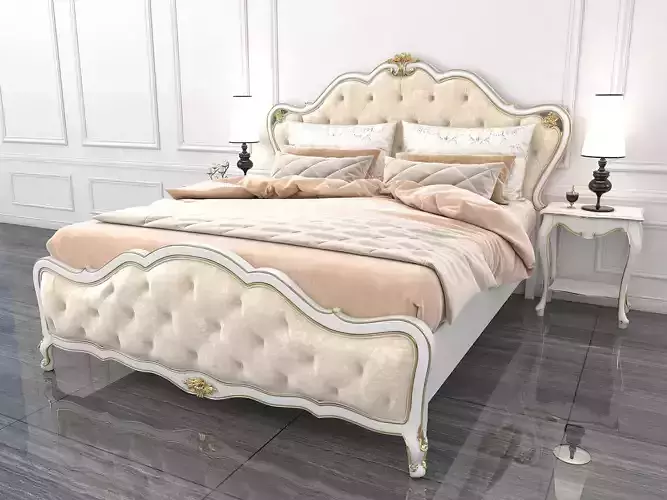 Classic European Style Bed Set 15