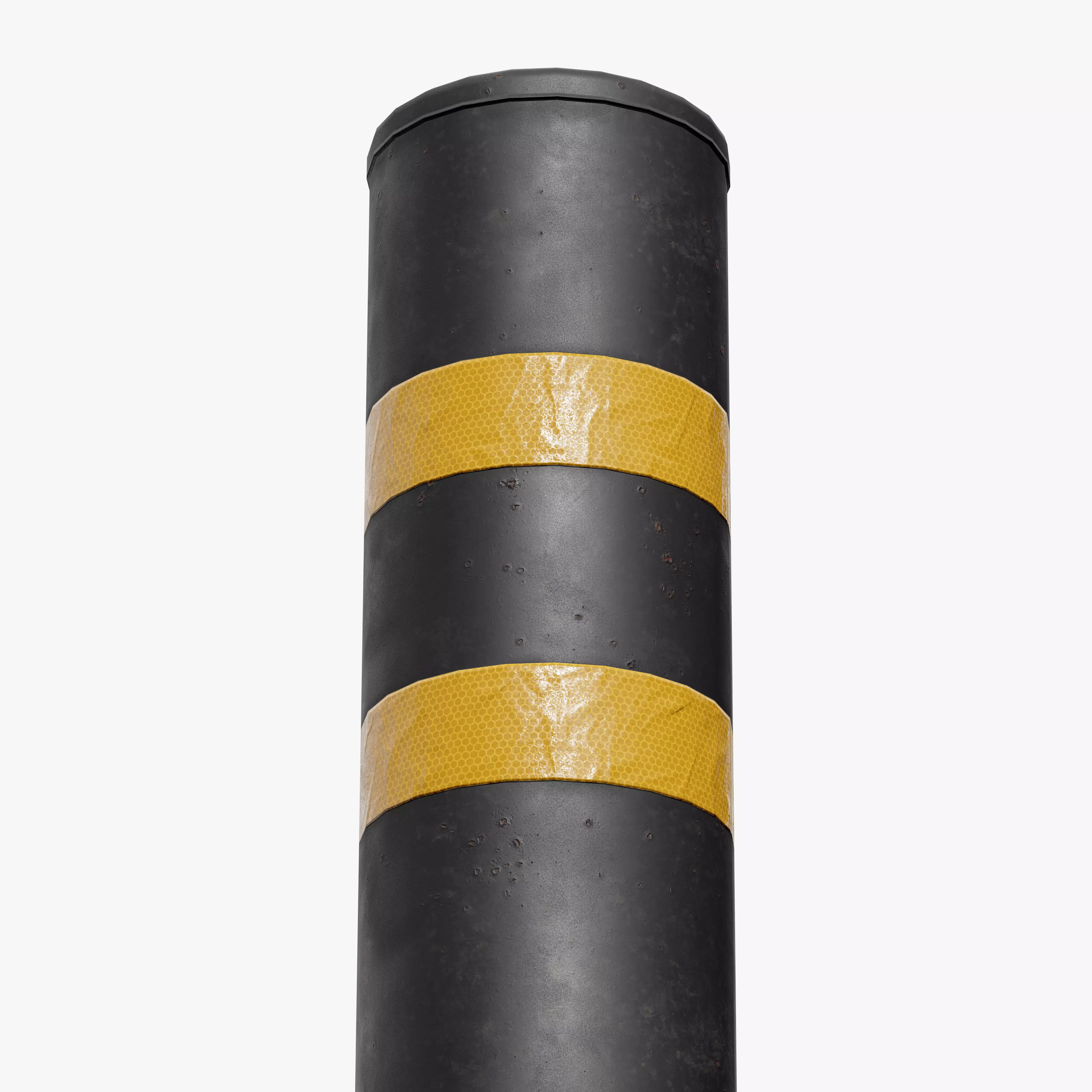 Bollard Post A Low-poly 3D model_8