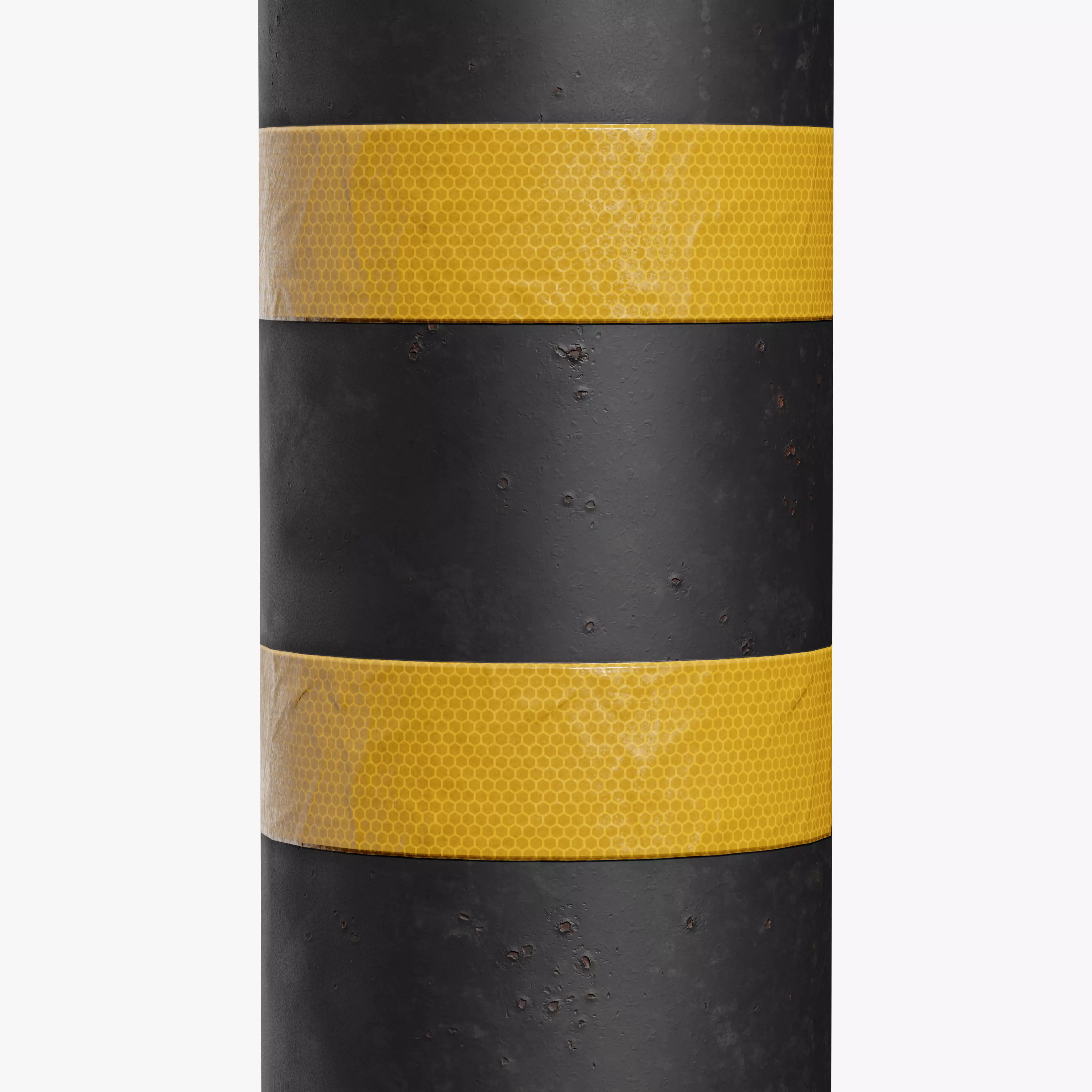 Bollard Post A Low-poly 3D model_5