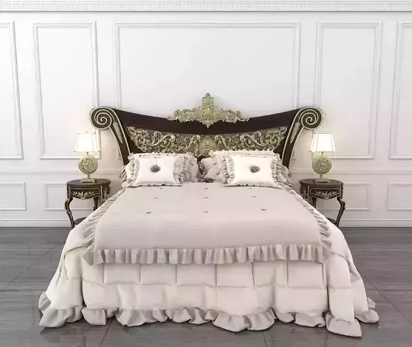 Classic European Style Bed Set 17