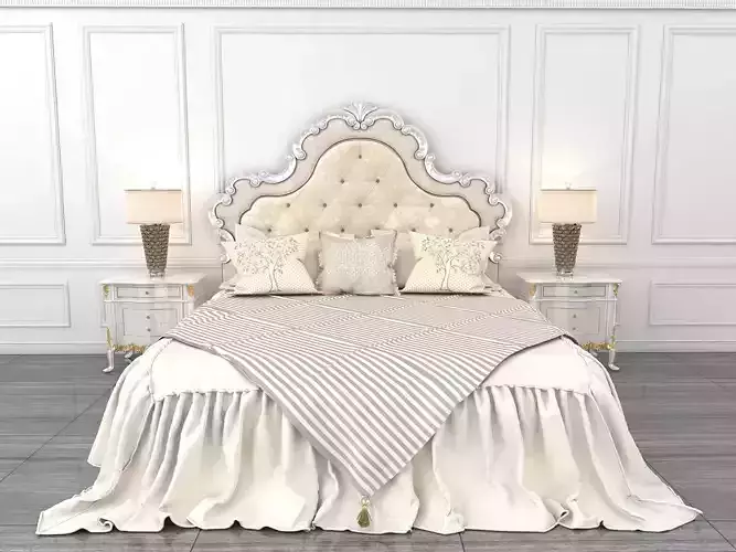 Classic European Style Bed Set 18