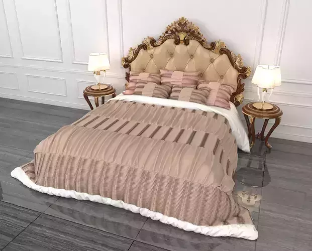 Classic European Style Bed Set 20