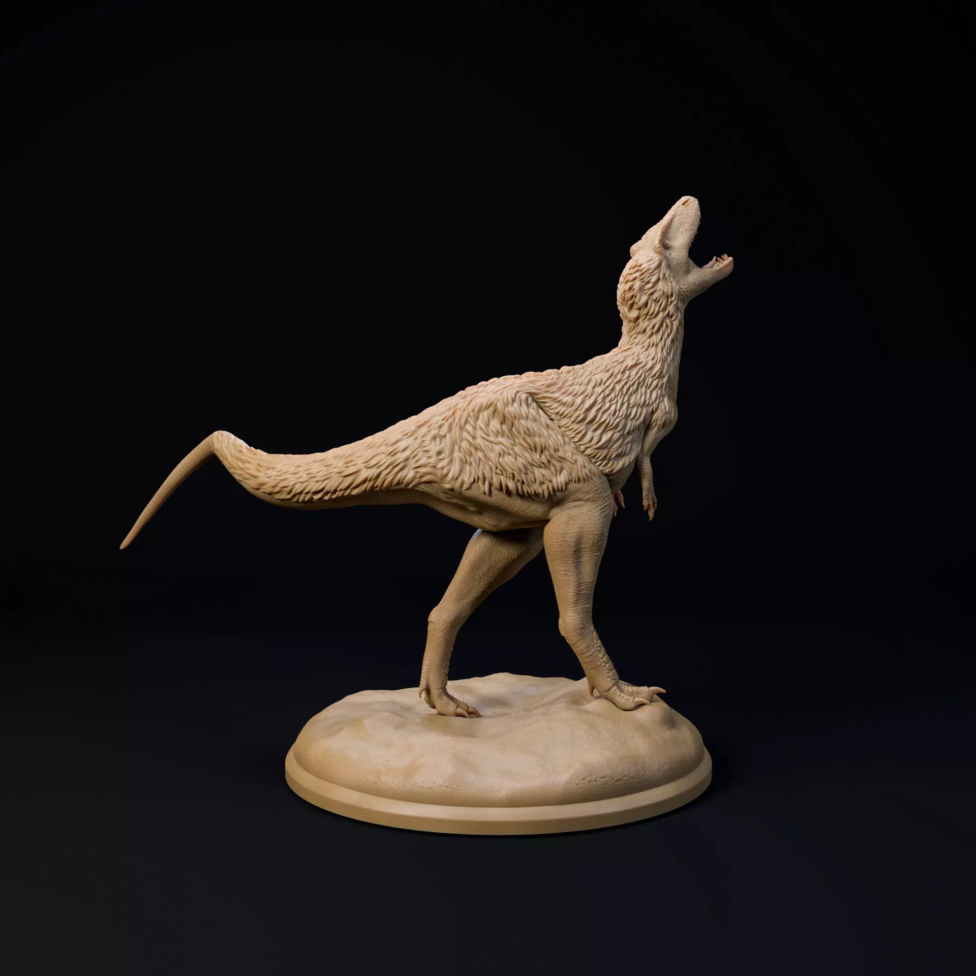 Khankhuuluu mongoliensis Supported 32mm scale 3D print model_1