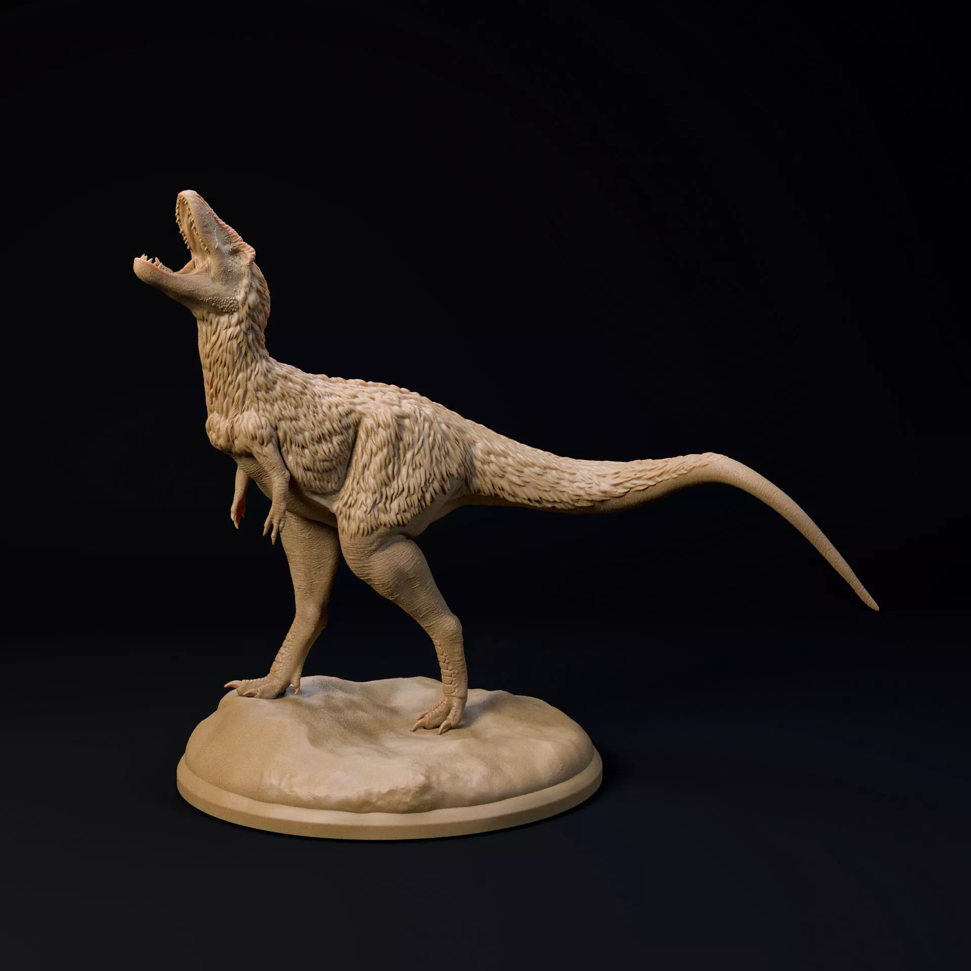 Khankhuuluu mongoliensis Supported 32mm scale 3D print model_0