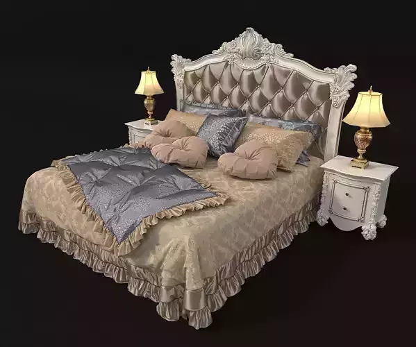 Classic European Style Bed Set 21