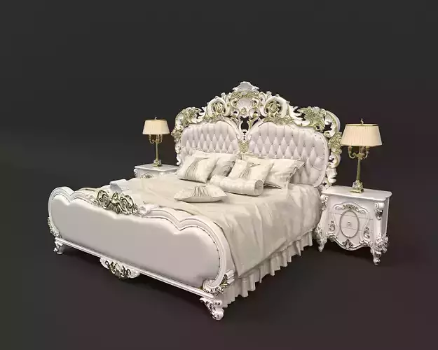 Classic European Style Bed Set 22