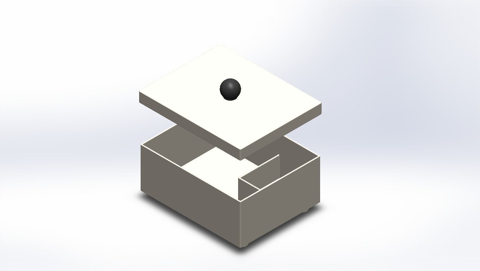 Lovely and easy printable jewels box 3D print model_2