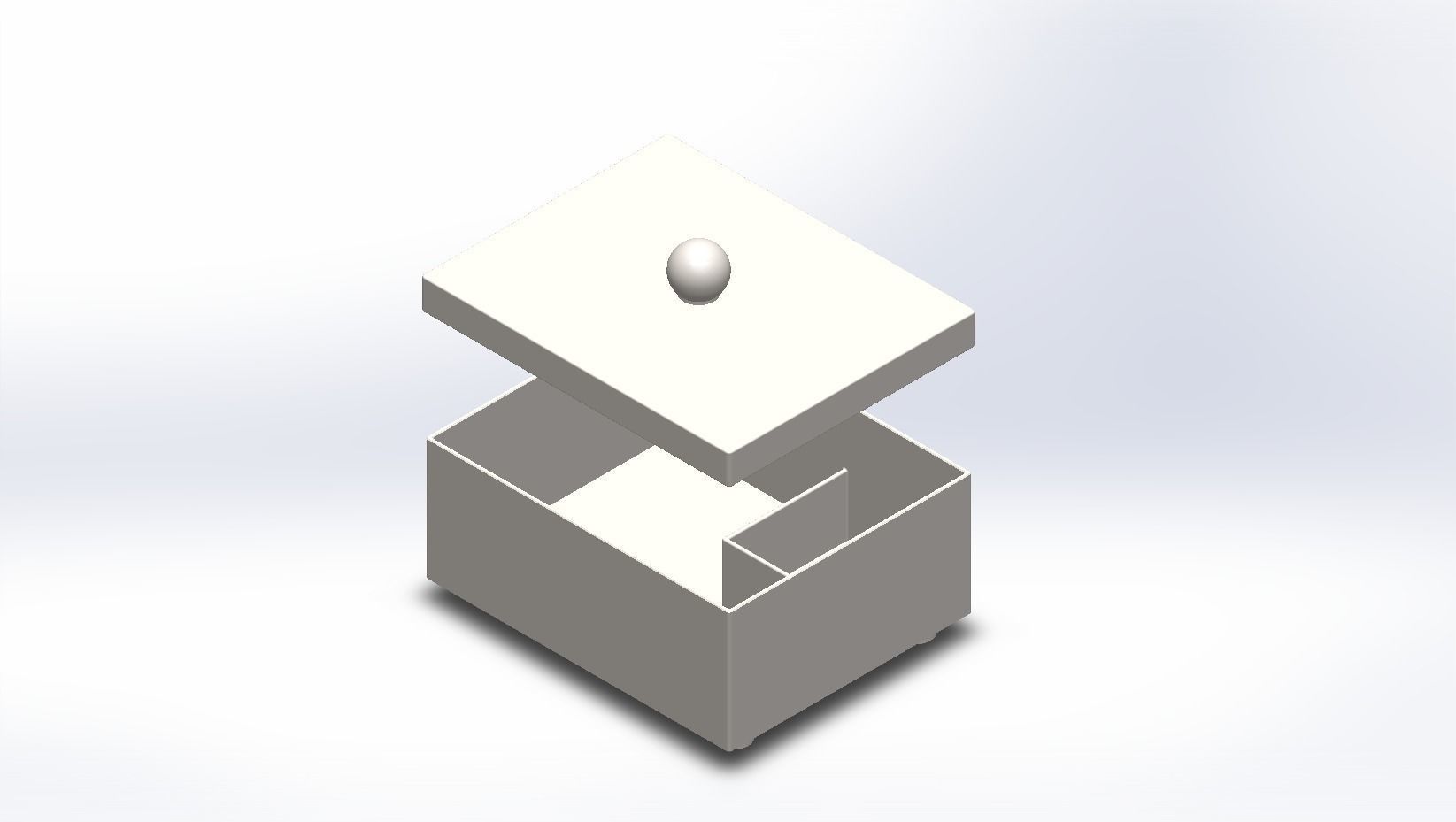 Lovely and easy printable jewels box 3D print model_1