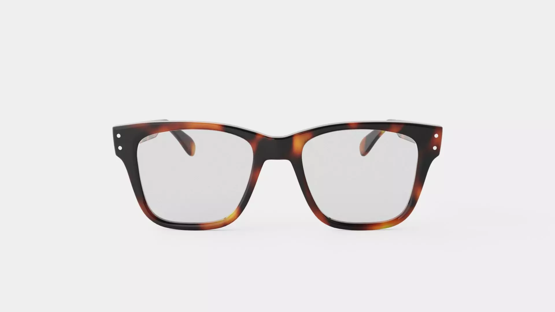 Earnst Tortoise Glasses Low-poly 3D model_1