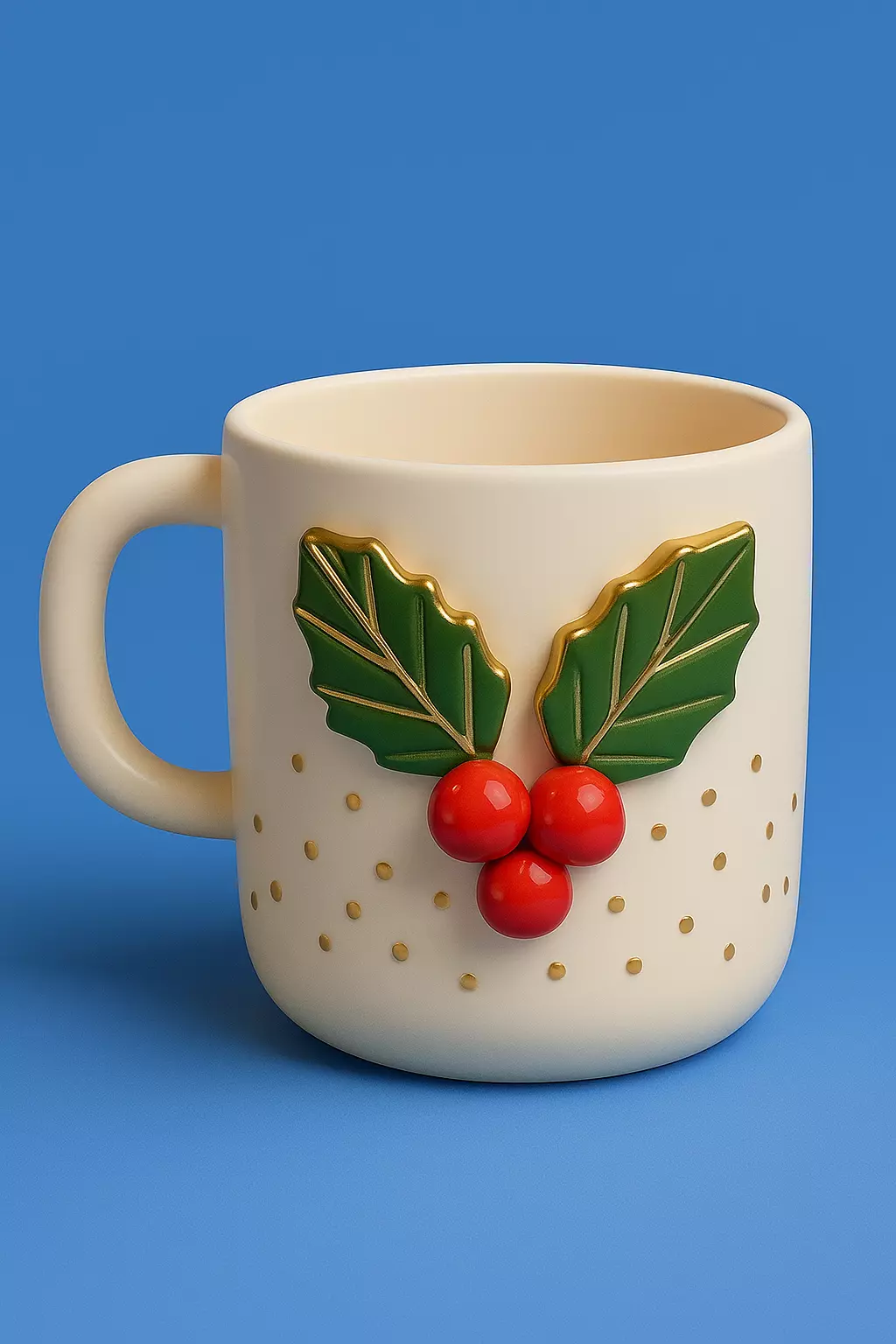 Berry Christmas Mug 3D print model_0