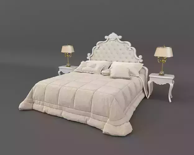 Classic European Style Bed Set 23