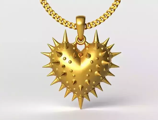 Heart Pendant charms - one inch pendant