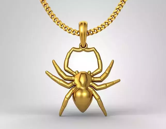 spider pendant charms - one inch pendant