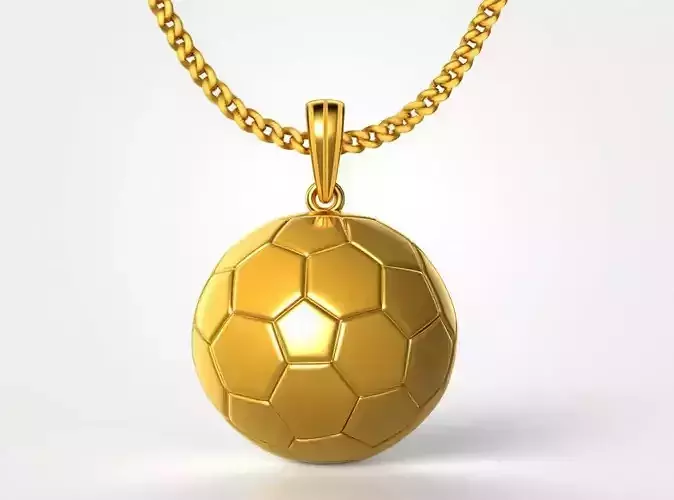 Football pendant charms - one inch pendant
