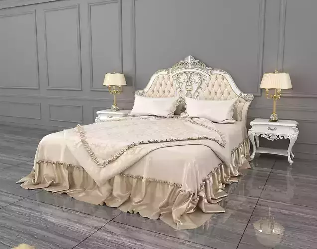 Classic European Style Bed Set 26