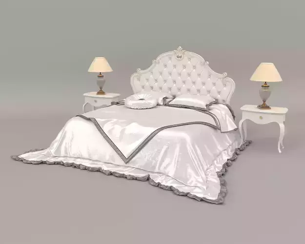 Classic European Style Bed Set 29