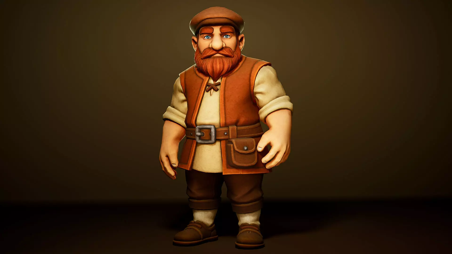 Peasant Pack v1 - Medieval NPC characters Low-poly 3D model_13