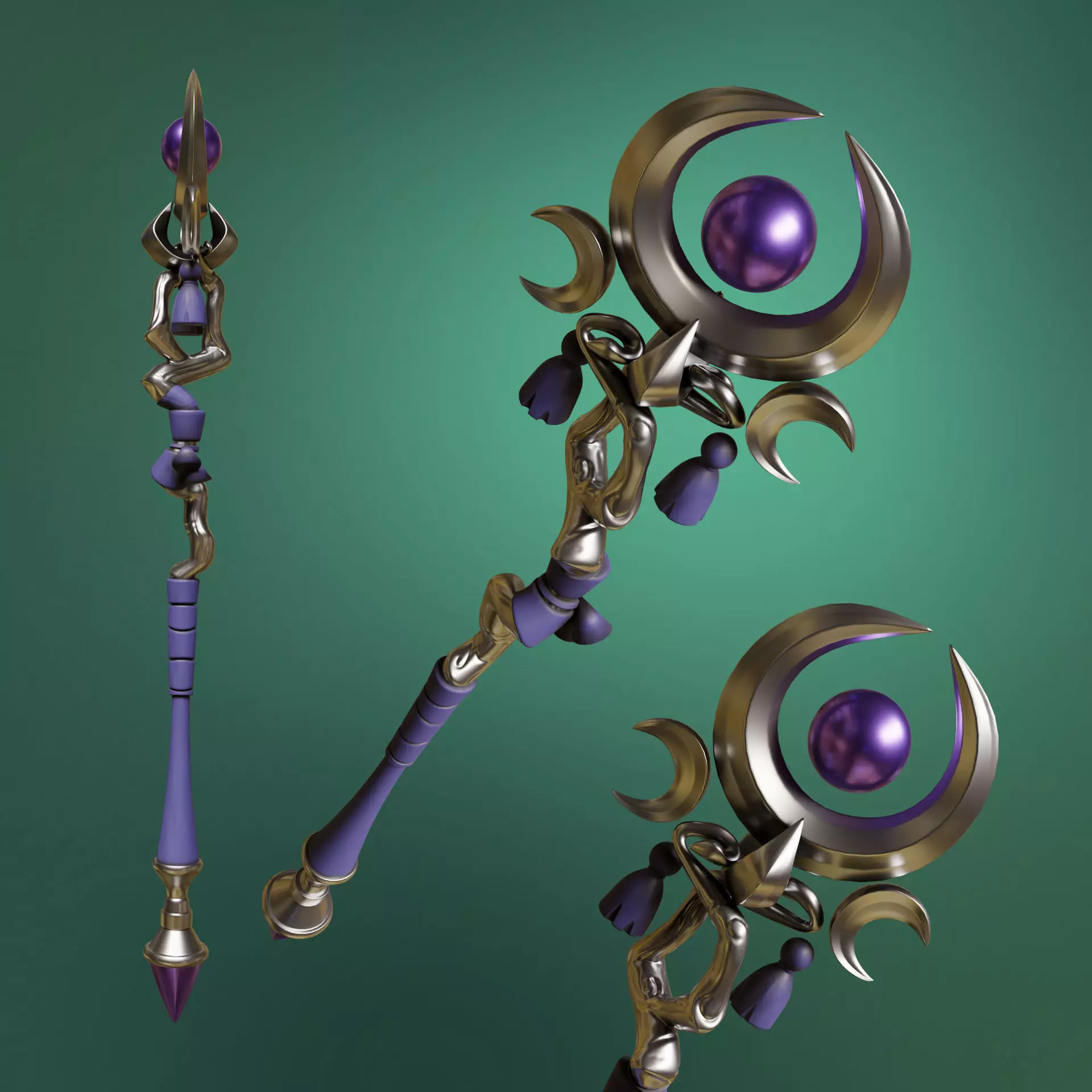 Witchs Staff Descura 3D print model_5