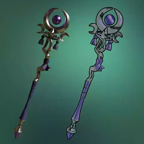 Witchs Staff Descura 3D print model Witchs Staff Descura 3D print model