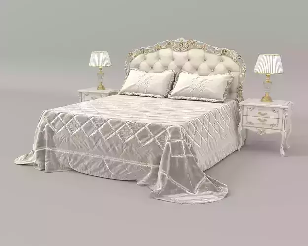 Classic European Style Bed Set 31