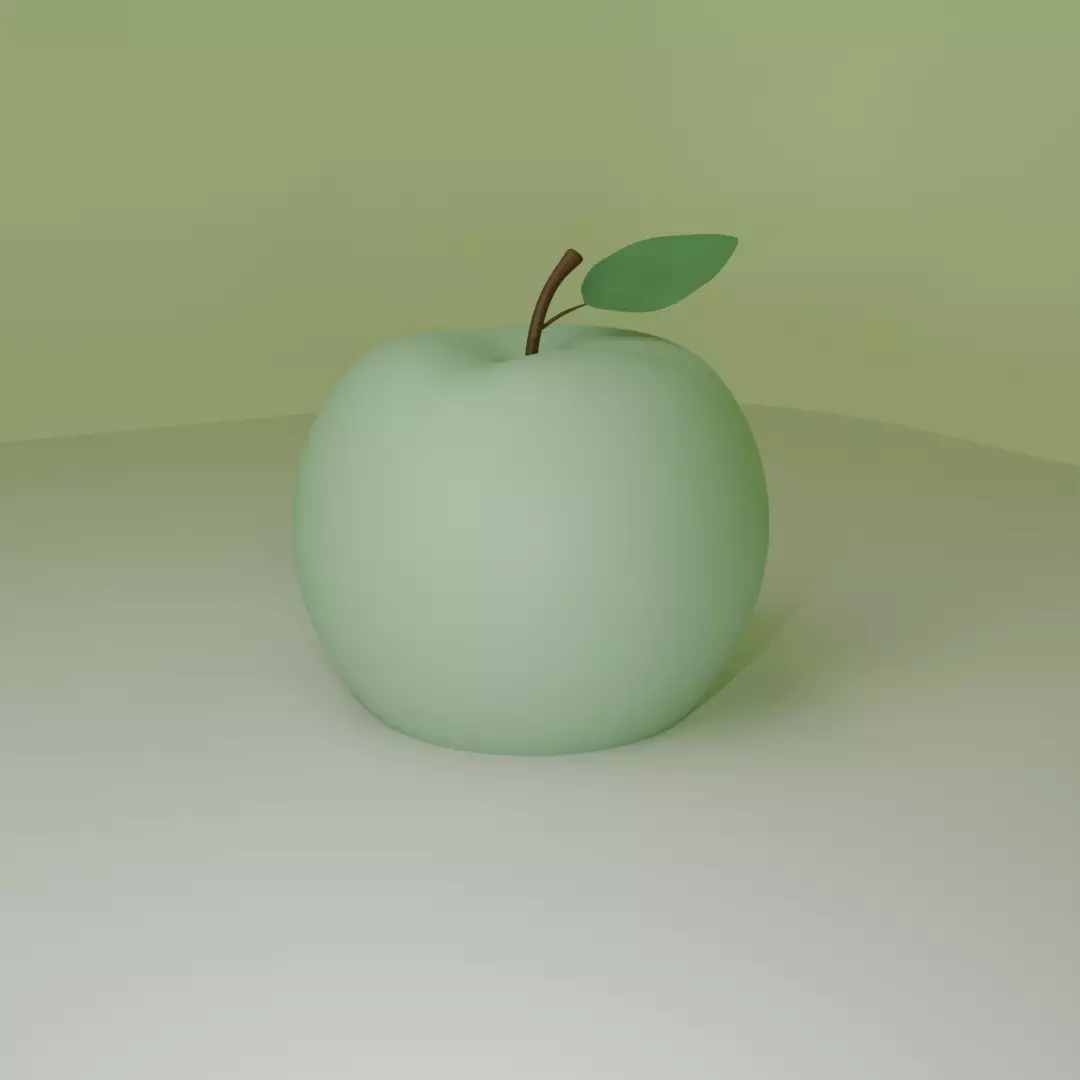 Apple 3D model_2