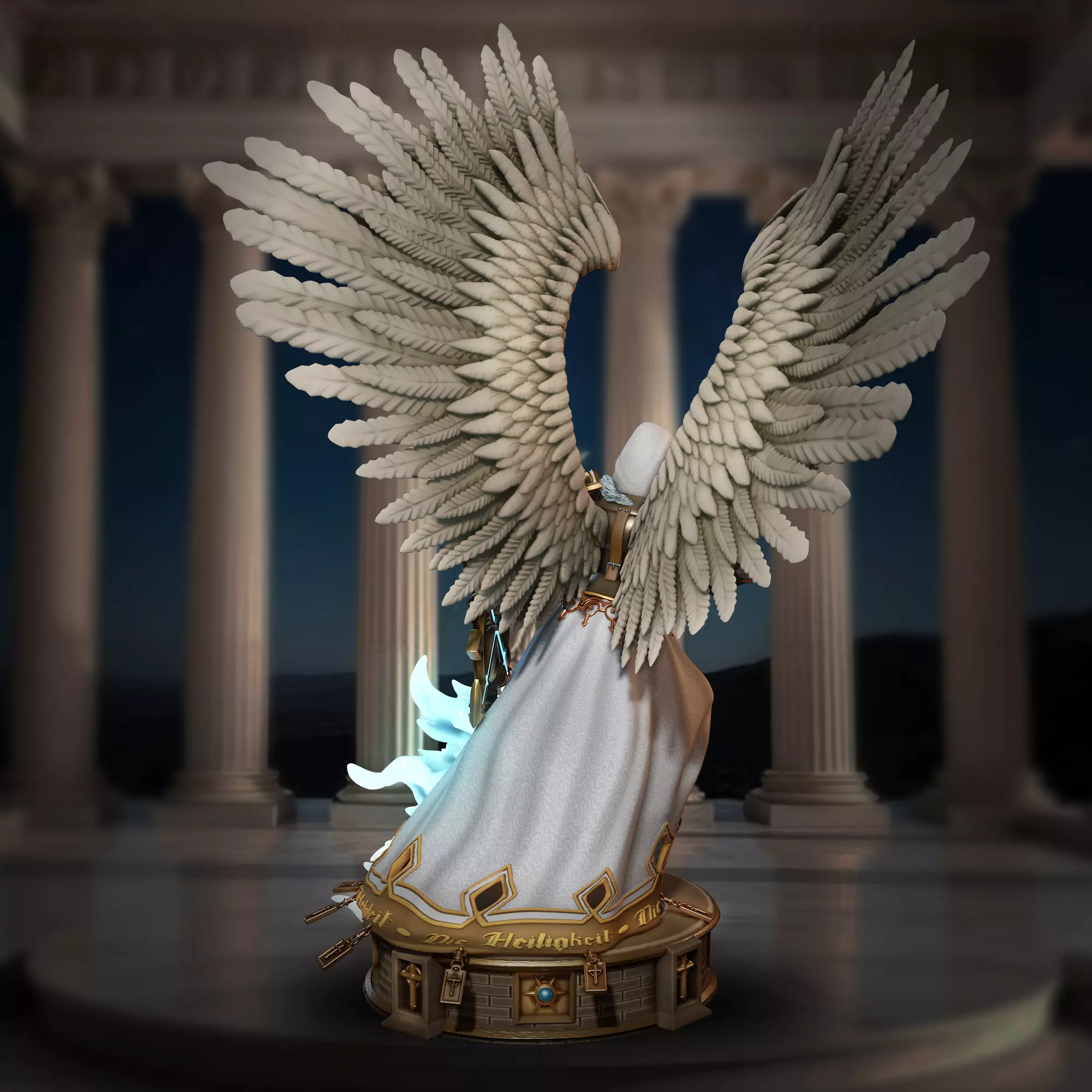 Heroes 5 ArchAngel 3D print model_2