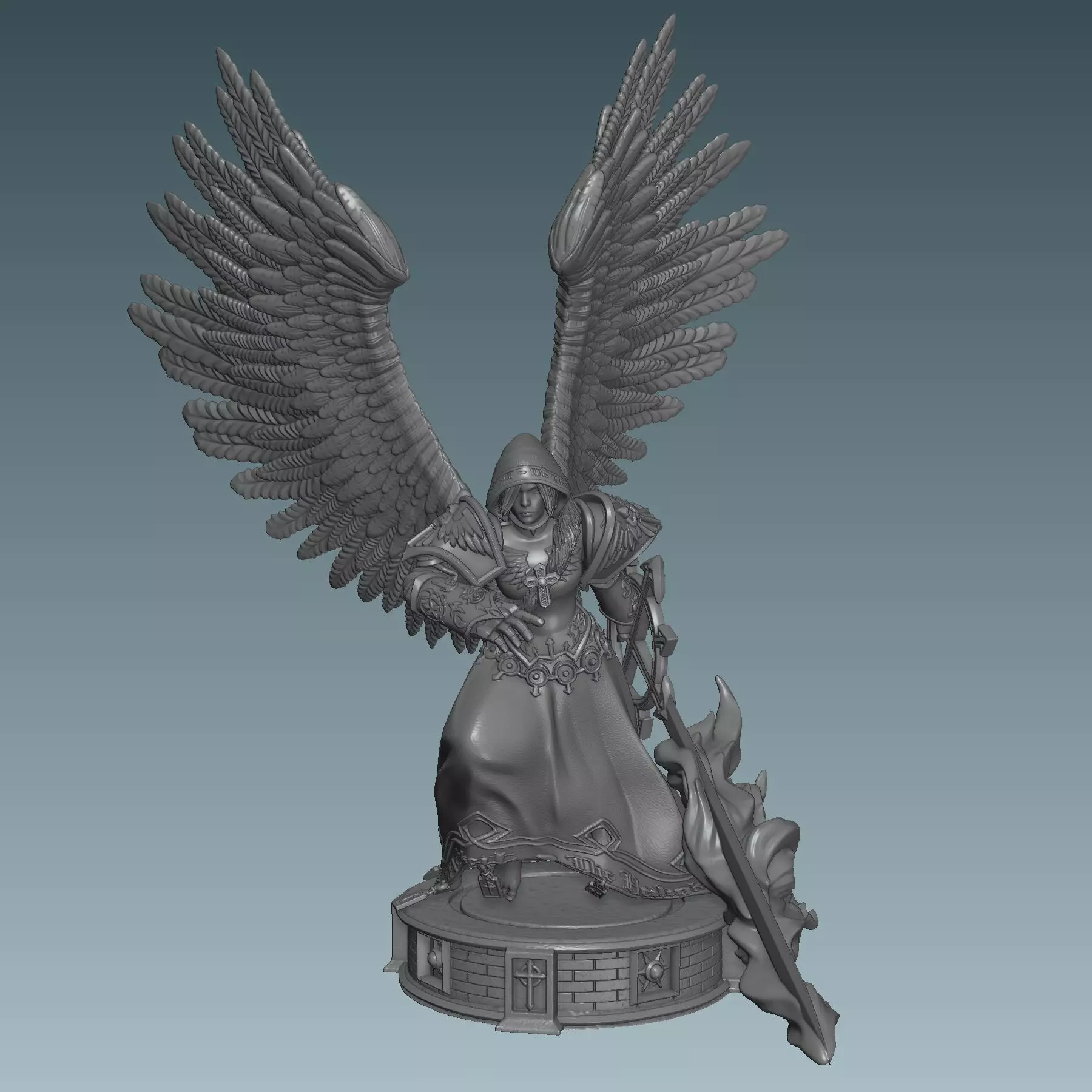 Heroes 5 ArchAngel 3D print model_6