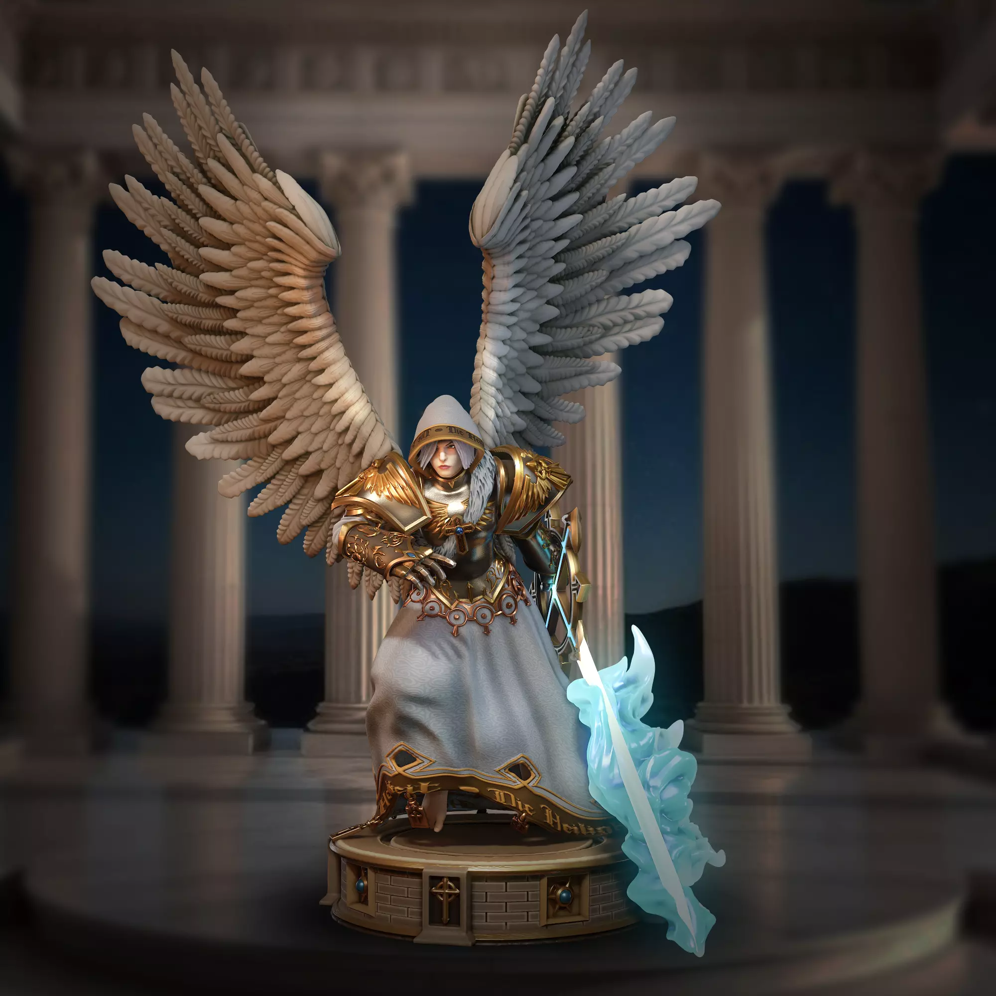 Heroes 5 ArchAngel 3D print model_0