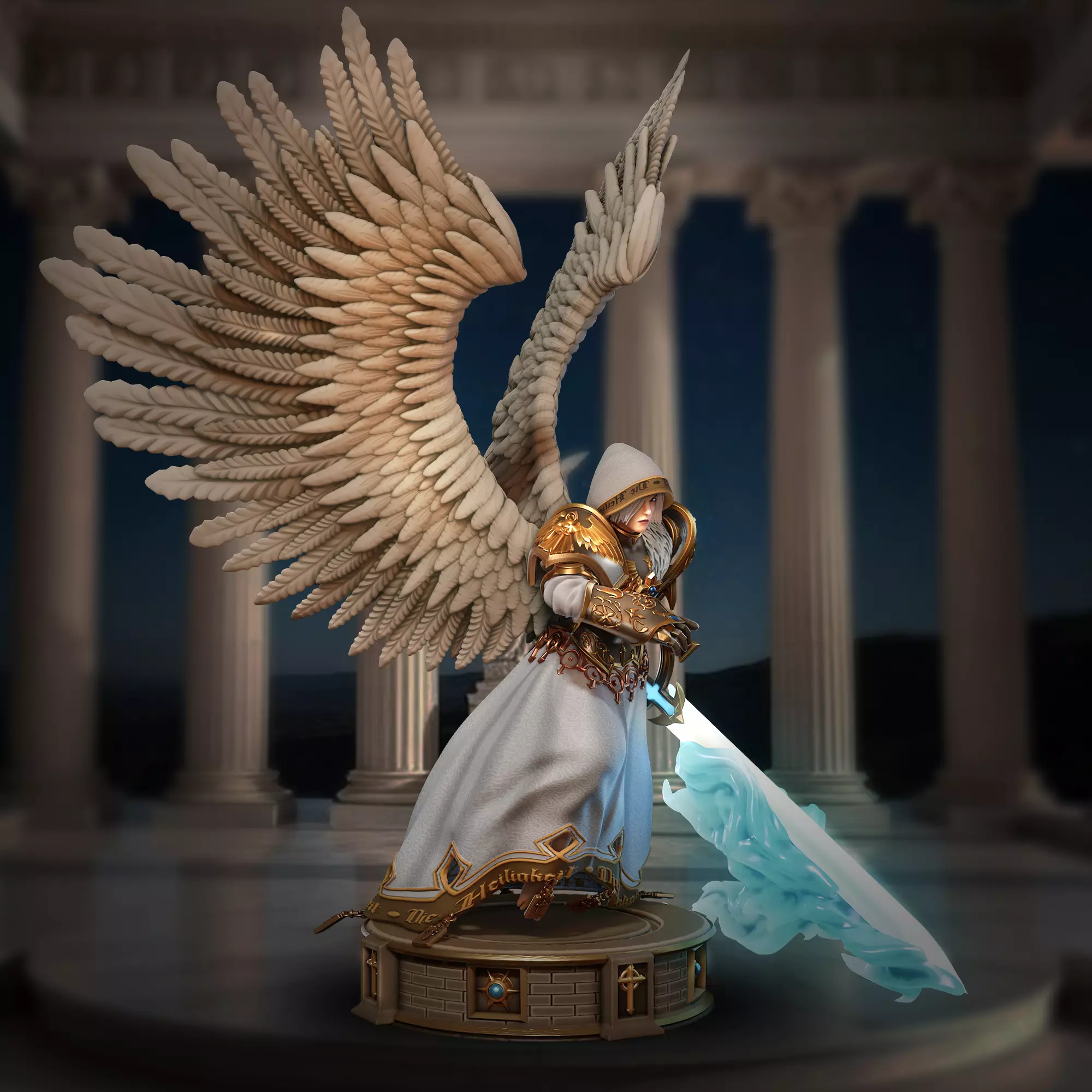 Heroes 5 ArchAngel 3D print model_1