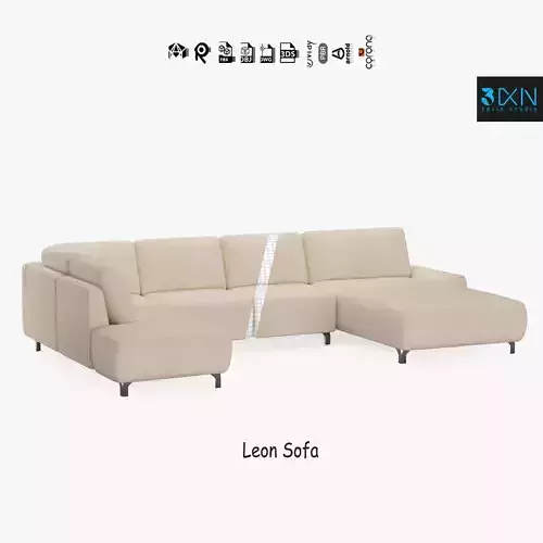 Leon 90102 Sofa 3D model