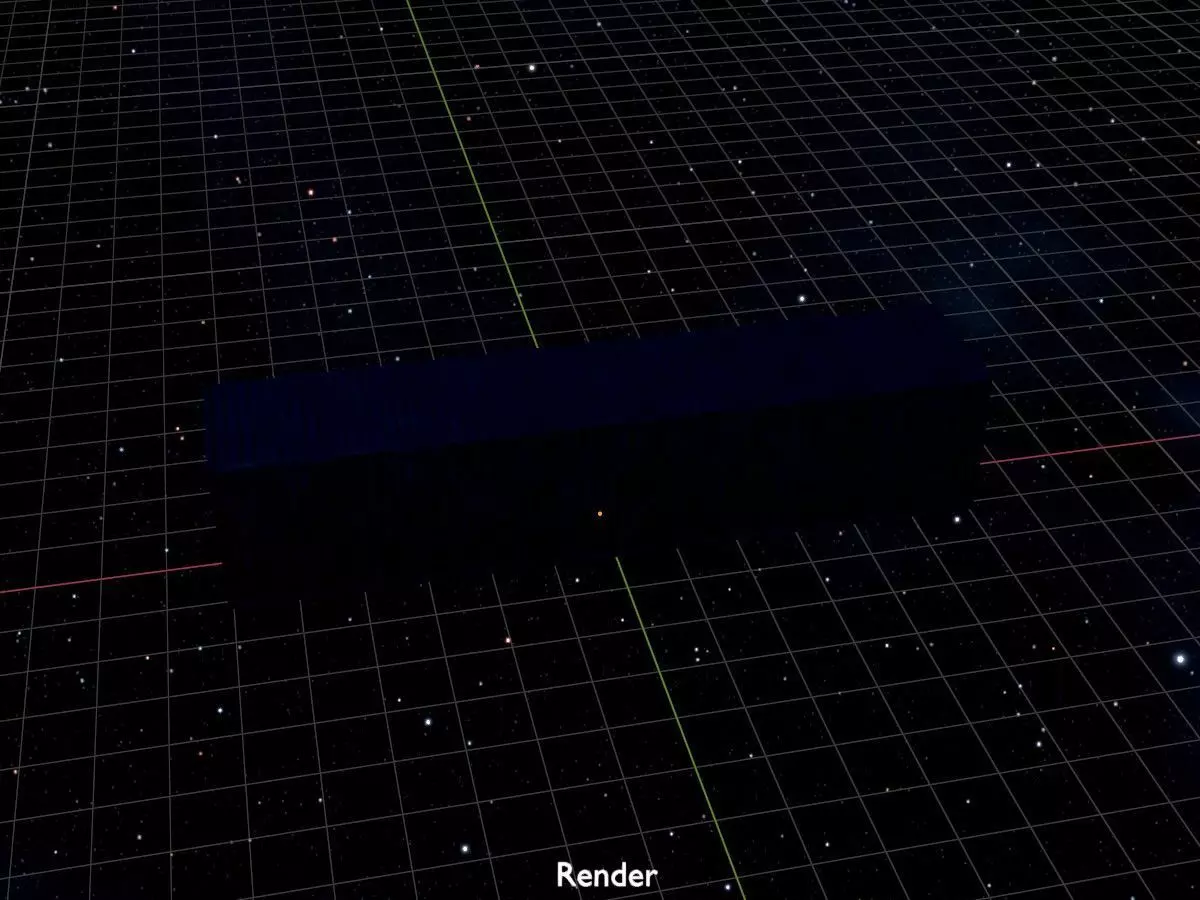 Shipping Container gentian blue 40ft Low-poly 3D model_18