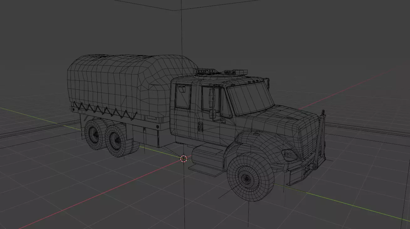 Military Truck 3D Model - High Quality Game Ready Detailed 3D model_9