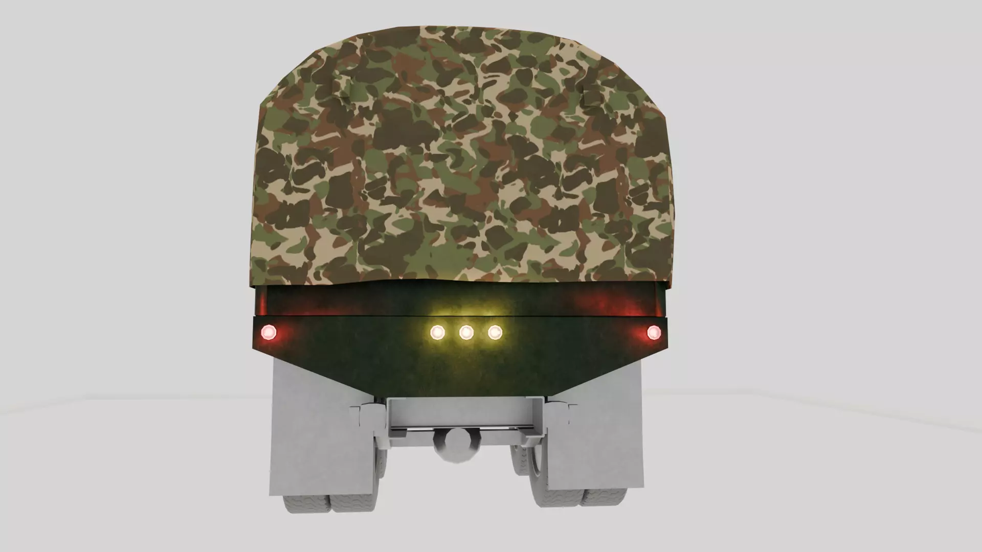 Military Truck 3D Model - High Quality Game Ready Detailed 3D model_3