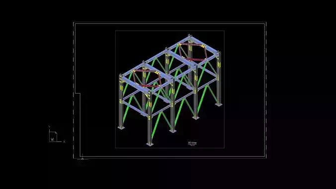 Two-Story Steel Structure