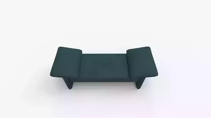 Hughes Daybed 3D model 7