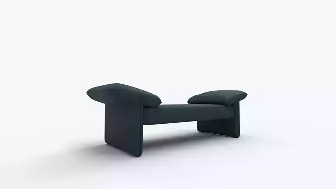 Hughes Daybed 3D model 6