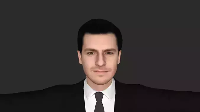  Andrew Garfield Hyper Realistic Full Body  Rigged 3D Character 3D model