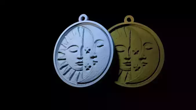 Astral keychain 3D print model