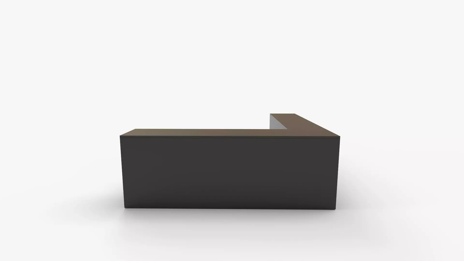 Shaker style Corner Bench 3D model_5