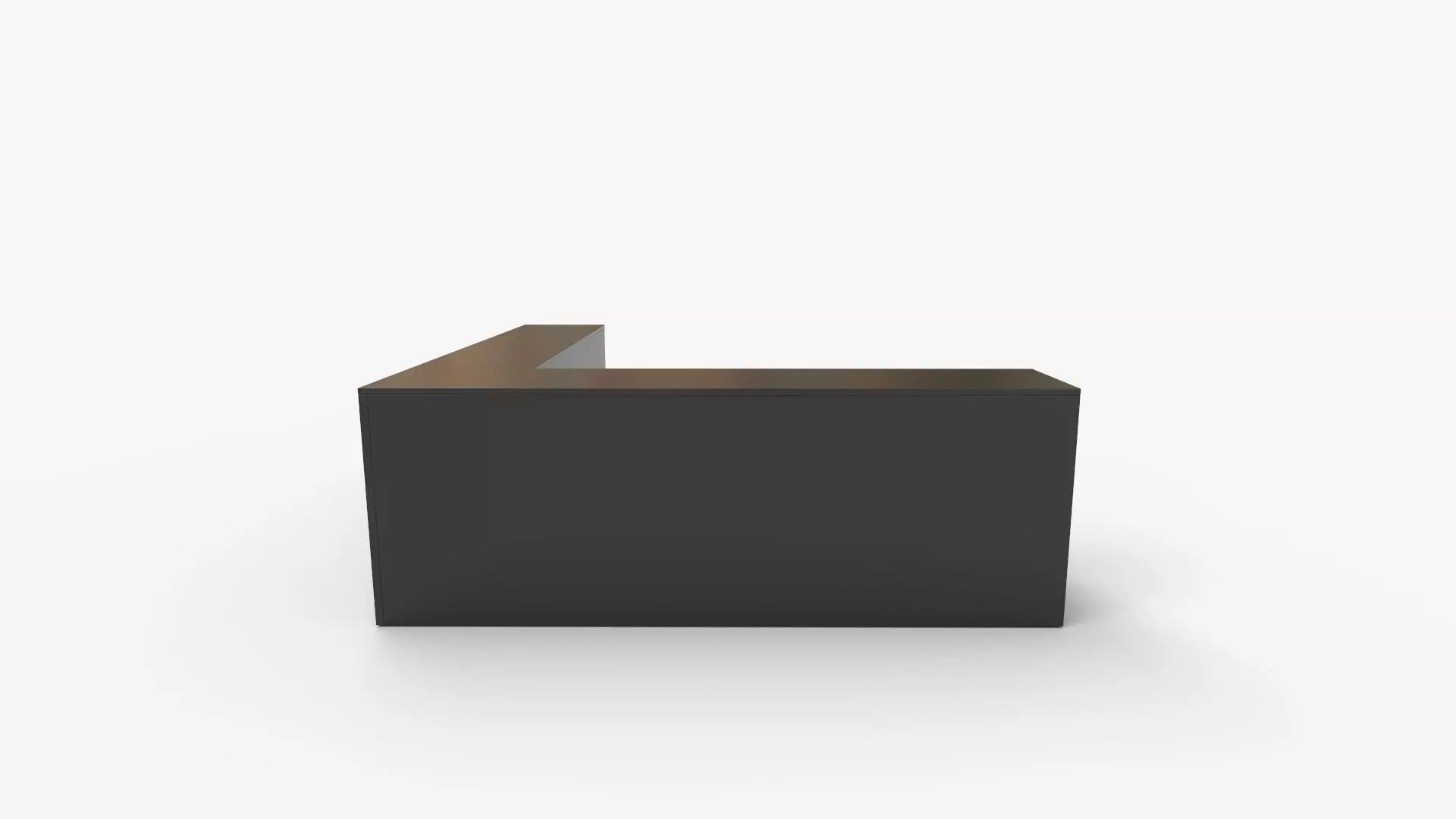 Shaker style Corner Bench 3D model_3