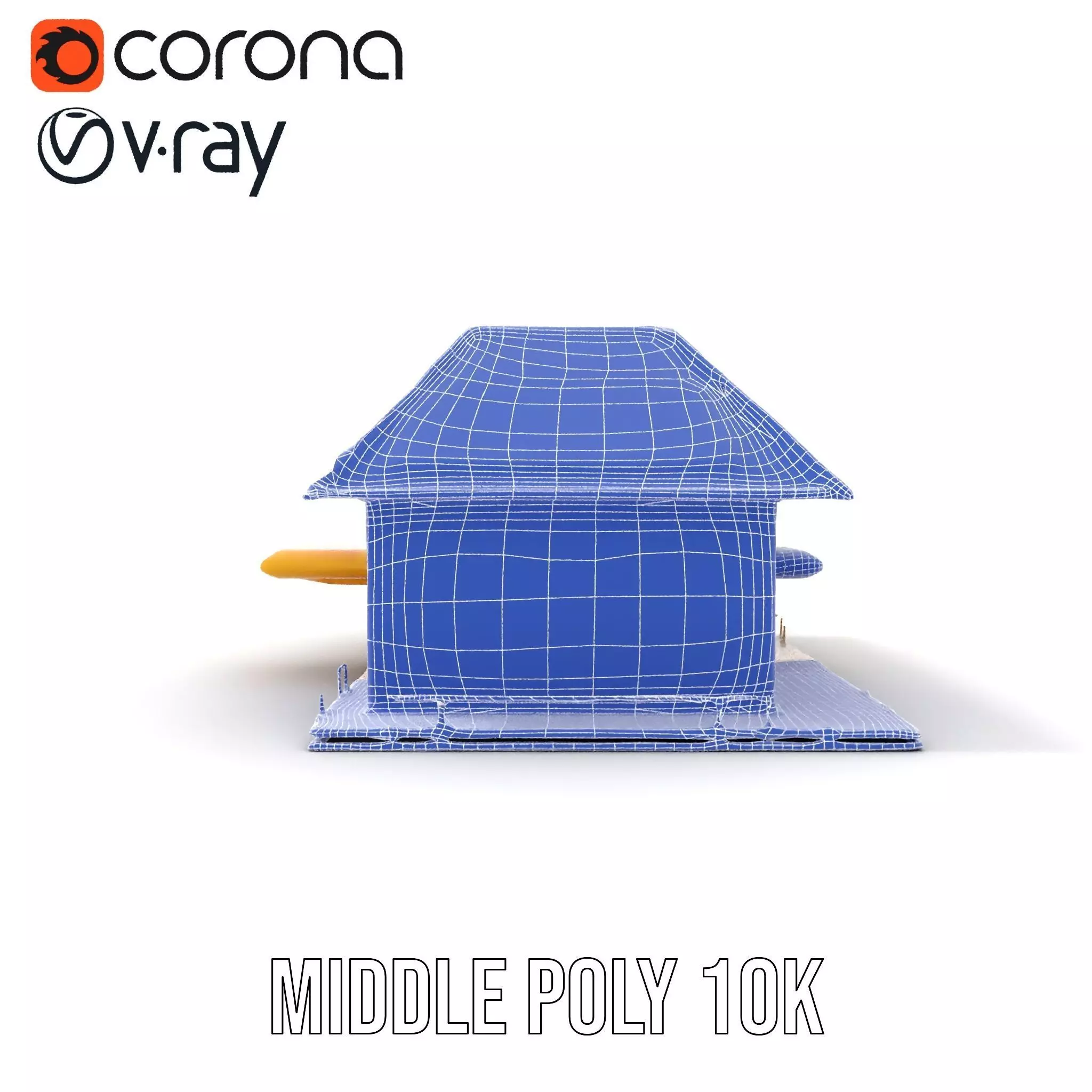 Modern Solar House model pack Low-poly 3D model_28