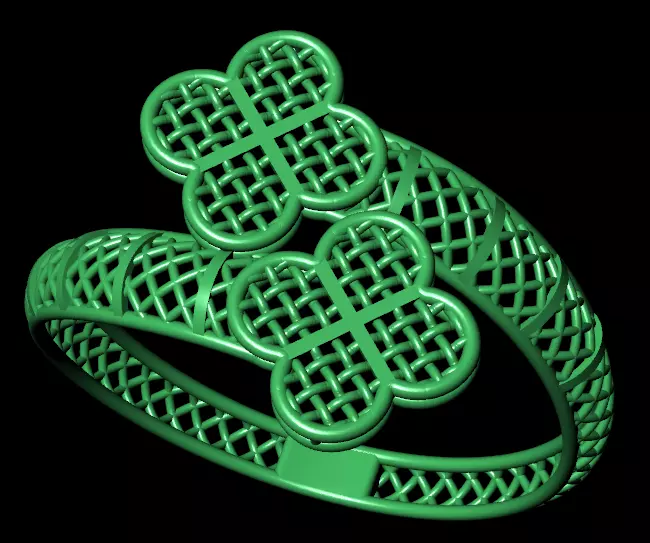 Rings 3D print model_2