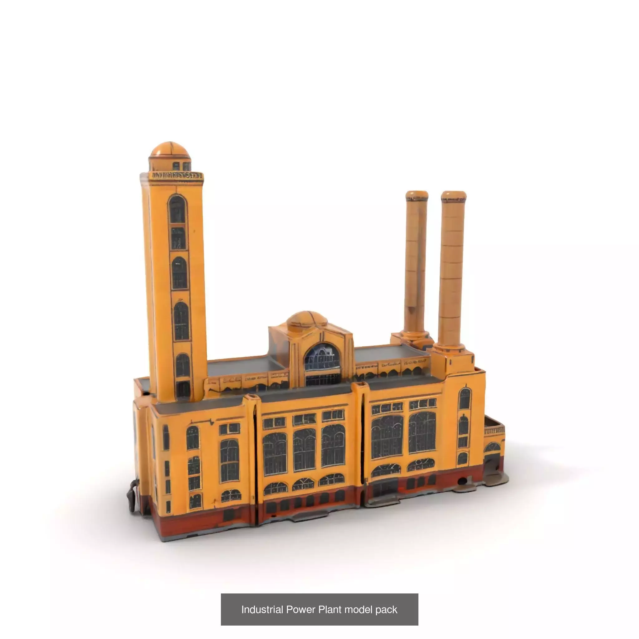 Industrial Architecture 3D Models Pack 3D Model Collection_50