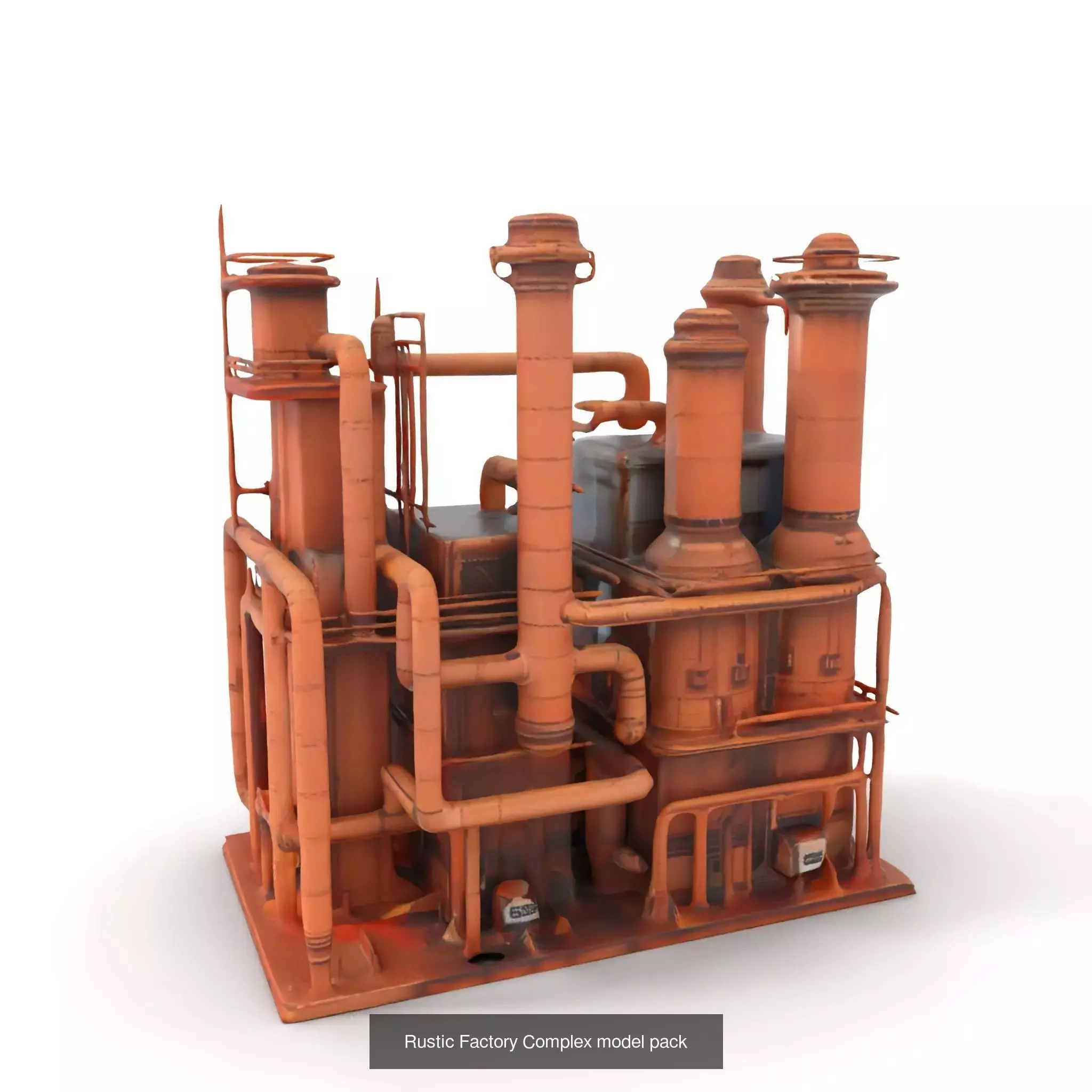 Industrial Architecture 3D Models Pack 3D Model Collection_40