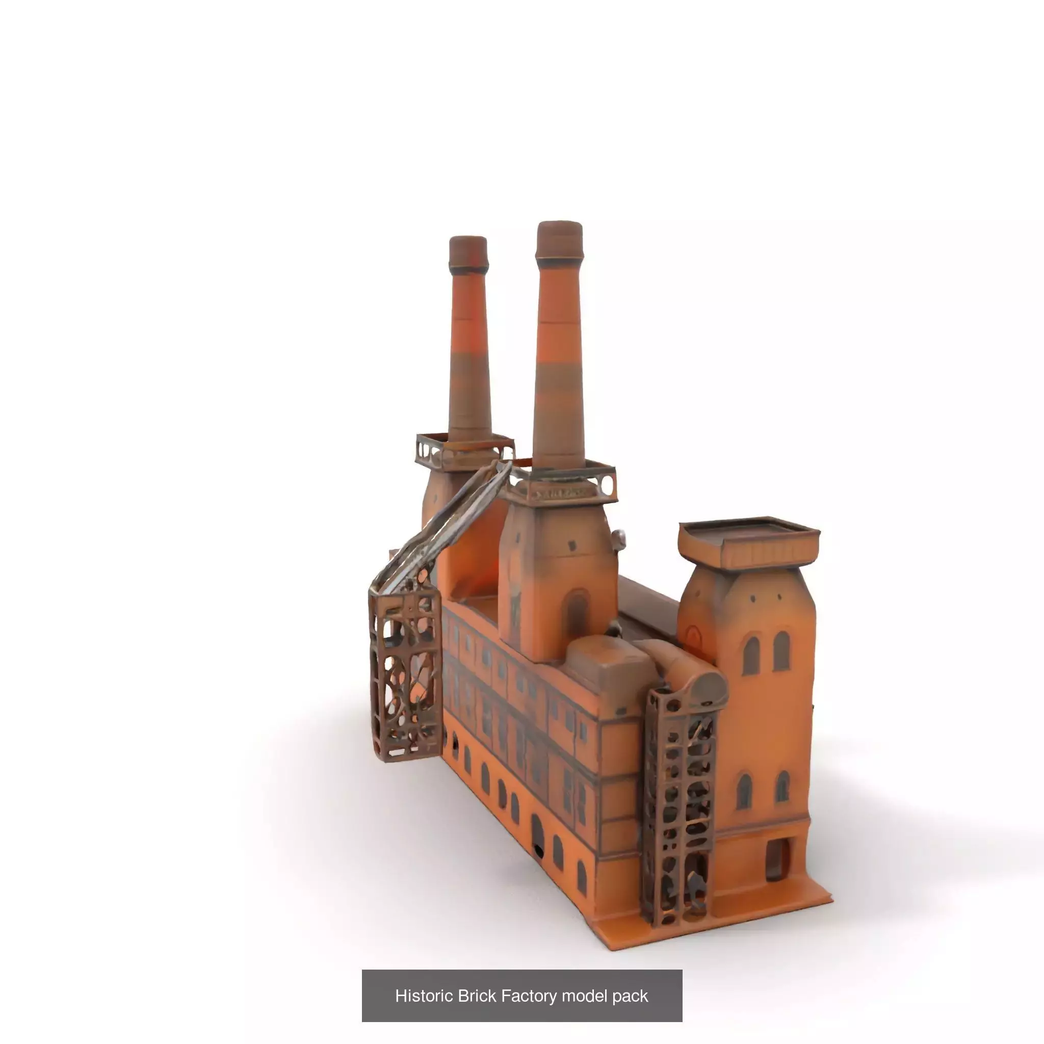 Industrial Architecture 3D Models Pack 3D Model Collection_36
