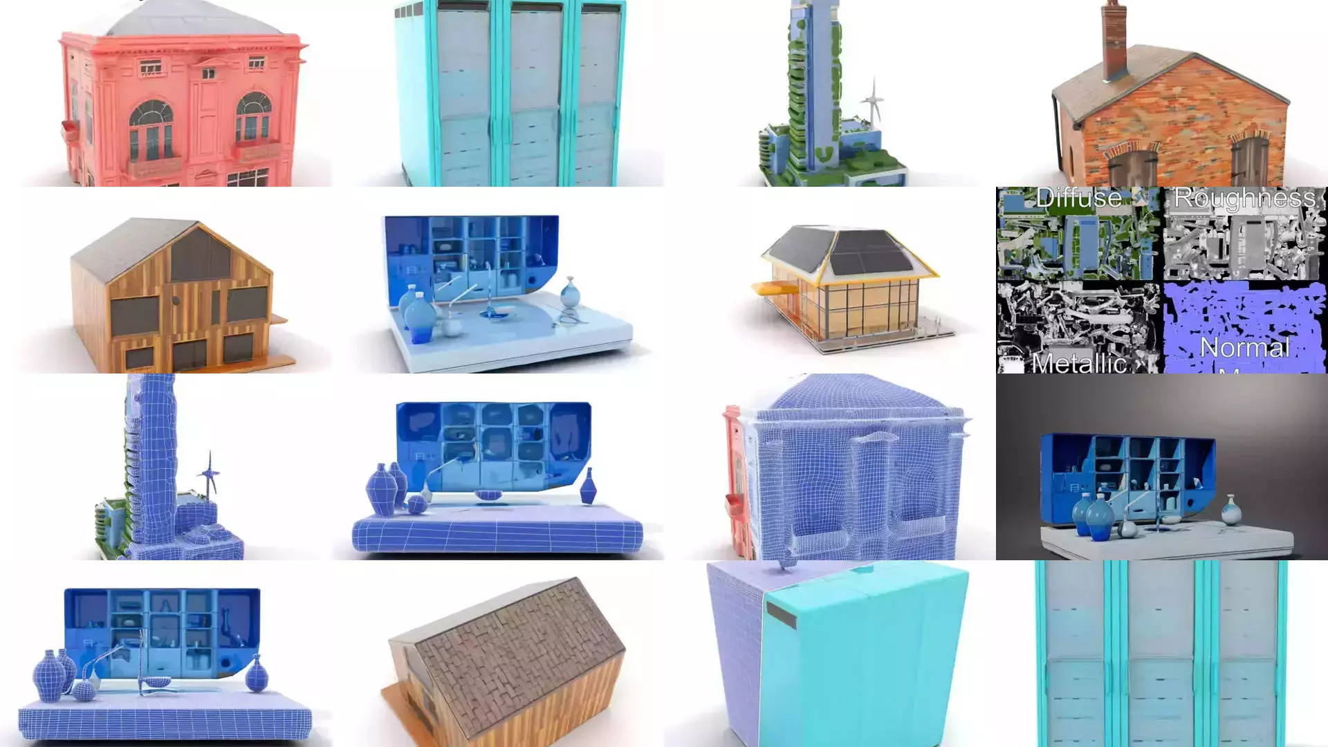 Industrial Architecture 3D Models Pack 3D Model Collection_33